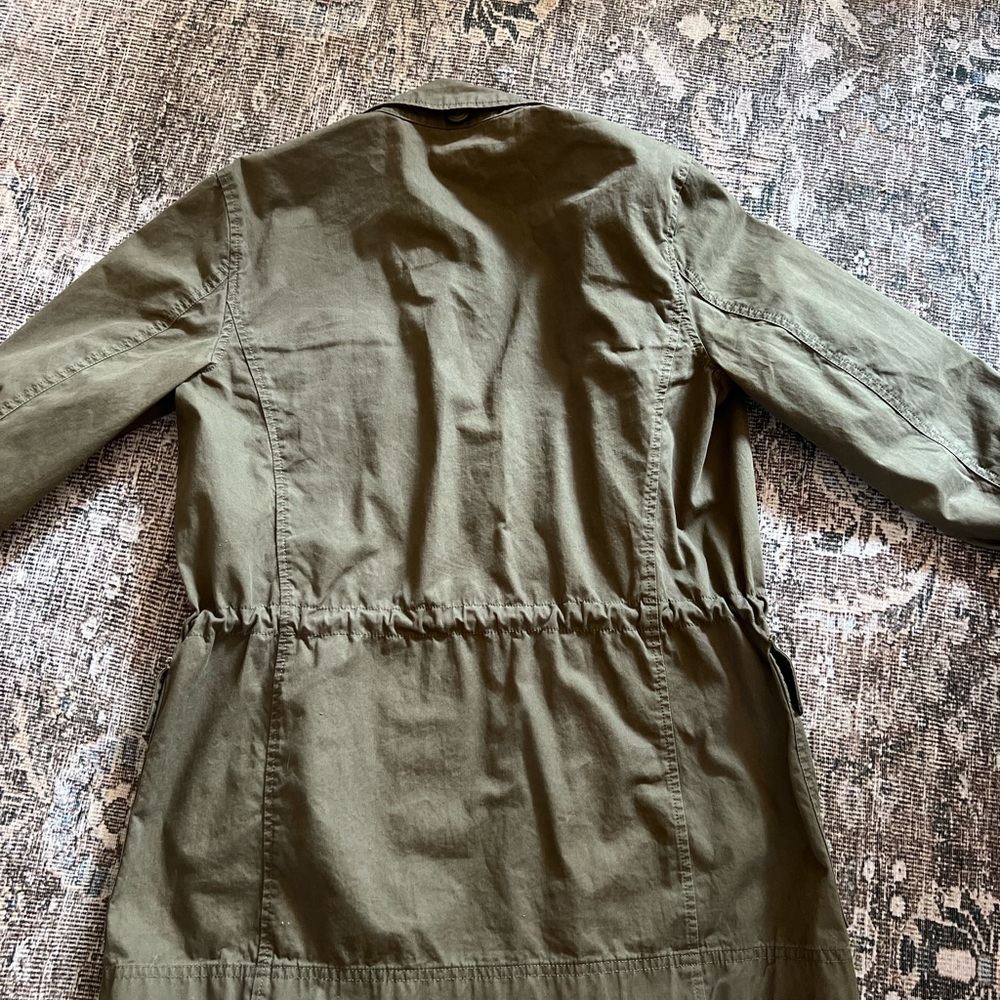 JCREW “Boyfriend Fatigue” Green 100% Cotton Jacket XS - Picture 7 of 11